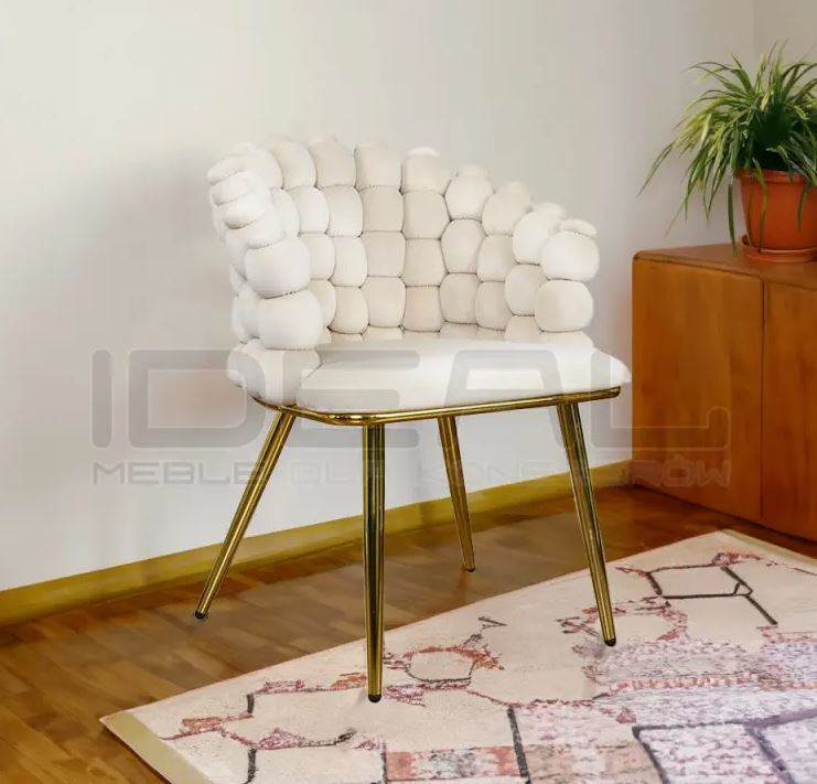 KRZESŁO GLAMOUR FANTASY GOLD AMAS